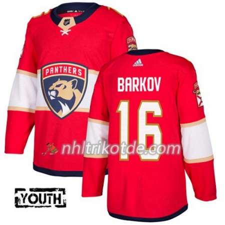 Florida Panthers Trikot Aleksander Barkov 16 Adidas 2017-2018 Rot Authentic - Kinder